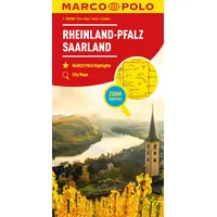 Mairdumont MARCO POLO Regionalkarte Deutschland 10 Rheinland-Pfalz, Saarland 1:200.000