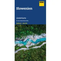 Mairdumont ADAC Länderkarte Slowenien 1:200.000