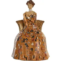 Fijalo Harzfigur 21.5x18.5x31 gelbe Dame Harz Material Mehrfarbige Farbfamilien