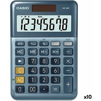 Casio Taschenrechner Casio MS-80E Blau (10 Stück)