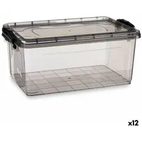 Kipit Aufbewahrungsbox mit Deckel Kipit TP546-2 Anthrazit Kunststoff [12