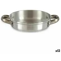 Kinvara Pfanne Silberfarben Aluminium [12 Stück]