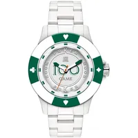 Light Time Uhr Modell Poker - White / Green