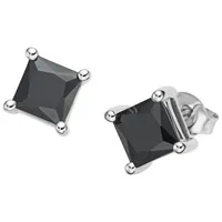 GIORGIO MARTELLO MILANO Ohrstecker mit Zirkonia Carré, Silber 925