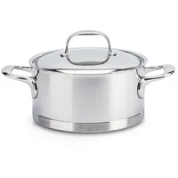Demeyere Atlantis 7 Bratentopf mit Deckel 22 cm, 18/10