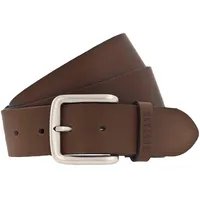 Mustang Ledergürtel MUSTANG, Herren, Gr. 105, braun, Rindsleder, unifarben,