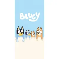 Bluey Handtuch 70 x 140 cm blau