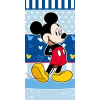 Jerry Fabrics Disney Mickey Maus Kinder Strandtuch Badetuch Blau-Weiß