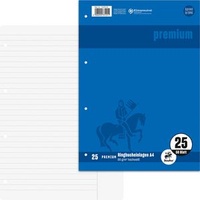 Staufen Ringbucheinlagen 734033125 PREMIUM Top-90, liniert mit Korrekturrand, A4,