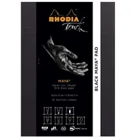 Rhodia Touch Black Maya pad A5 50 Blatt, blanko,