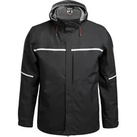 QUALITEX HIGH QUALITY WORKWEAR Hardshelljacke RESIST schwarz Herren: M