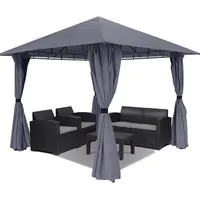 Sekey Garten Pavillon 3x3 m Wasserdicht Stabil Partyzelt, Gartenzelt