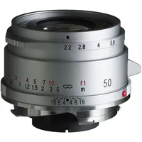 Voigtländer Color-Skopar 50mm f/2,2 VM Leica M silber