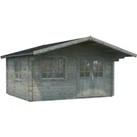 Palmako Gartenhaus Helena 15,1 m2 - 70 mm Grau