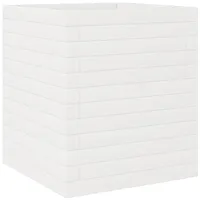VidaXL Pflanzkübel Weiß 40x40x46 cm Massivholz Kiefer