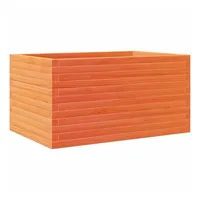 VidaXL Pflanzkübel Wachsbraun 90x60x46 cm Massivholz Kiefer