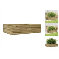VidaXL Pflanzkübel 90x60x23 cm Kiefernholz Imprägniert