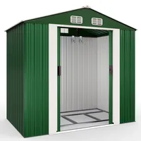 Gardebruk GARDEBRUK® XL Metall Gerätehaus mit Fundament Gartenhaus