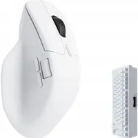 Keychron M6 4K (Kabellos, Kabelgebunden), Maus Weiss