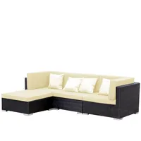 Jet-Line Gartenmöbel Garten Lounge Outdoor Lounge BERGEN beige-schwarz 17