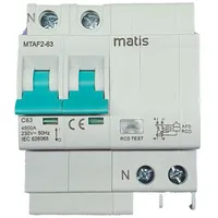 Kaiser electronics AFDD+FI/LS Brandschutzschalter 63A-30 mA C63 Typ A