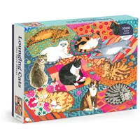 Abrams & Chronicle Books Lounging Cats. 1000 Piece Puzzle