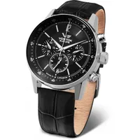 Vostok Europe VK63-560A690 klassisch schwarz - Schwarz/Schwarz