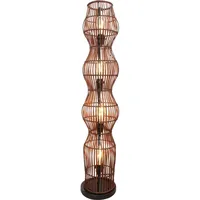 ECO-Light BAMBOO 9510 PT4-D BA Stehlampe E27 Bambus, Braun