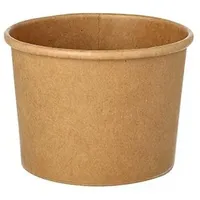 Papstar Starpak 25 Suppenbecher, Pappe rund 350 ml Ø