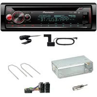 Pioneer DEH-S720DAB Bluetooth USB MP3 Einbauset für Dacia Logan