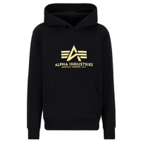 Alpha Industries Basic Carbon Kapuzenpullover Black / Gold L