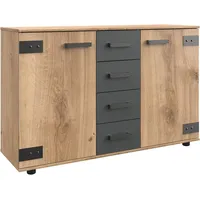 WIMEX Kombikommode »Stockholm Sideboard Kommodenschrank, Made in Germany«, Industrial-Look,