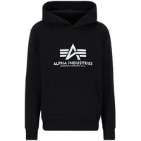 Alpha Industries Basic Carbon Kapuzenpullover Black / Silver 2XL