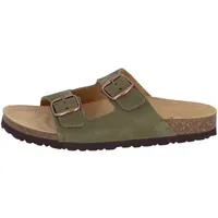 LICO Pantolette Alvaro", Gr. 43 grün, Leder, Schuhe
