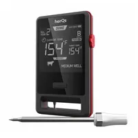 Herqs Grillthermometer digital schwarz
