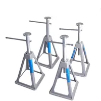 Baumarktplus 4x Wohnwagenstützen Aluminium höhenverstellbar 28-43 cm Tragkraft 3600