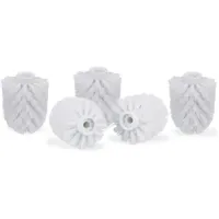 Relaxdays WC Bürstenkopf Ersatz-Set 9,5 mm, D=8 cm, weiß,