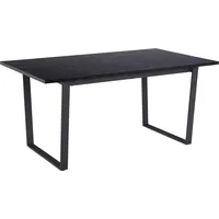 VCM ebuy24 Tilst Essgruppe Esstisch mit Schwarzem Marmordruck und