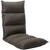 VidaXL Bodenstuhl Faltbar Taupe Stoff