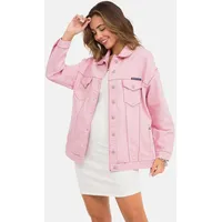 Cipo & Baxx Jeansjacke in pink, | Gr.: XL