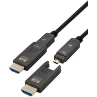 Maxtrack HDMI Anschlusskabel 25 m Schwarz C504-30ML 8K UHD