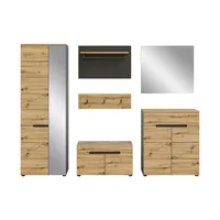 Höffner Garderobenkombination CANU - holzfarben