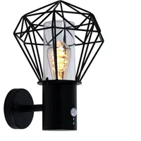 GLOBO Wandleuchte Außenlampe LED Bewegungsmelder Gitter, 7W 806 lm
