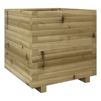 VidaXL Pflanzkübel 50x50x49,5 cm Kiefernholz Imprägniert