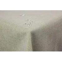 TEXPOT Tischdecke Lotuseffekt Leinenoptik Bügelfrei Fleckschutz wasserabweißend (1-tlg) grün