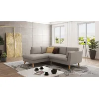 S-style möbel Ecksofa mit Holzfüßen im skandinavischen Stil Elma