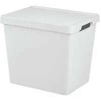 TONTARELLI Aufbewahrungsbox mit Deckel Tontarelli Maya Weiß 23,9 L