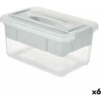Kipit Mehrzweckbox Grau Durchsichtig Kunststoff 5 L 29,5 x