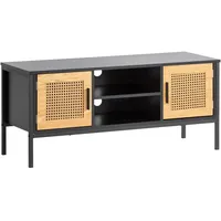 Livetastic Lowboard - schwarz - LBH 110x40x48 cm