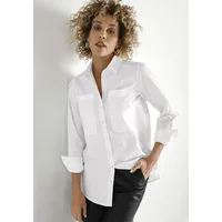 Hechter Paris Hemdbluse mit Fronttaschen Gr. 42, weiß, ,